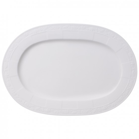 Villeroy & Boch Блюдо овальное 35 см White Pearl | https://grandposuda.com.ua
