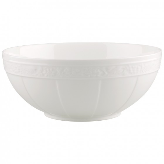 Villeroy & Boch Пиала 24 см, глубокая White Pearl | https://grandposuda.com.ua