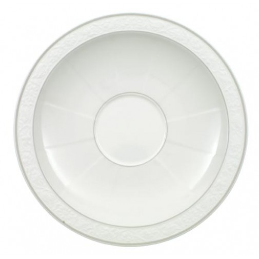 Villeroy & Boch Блюдце до піала для супу / бульйону 18 см Gray Pearl | https://grandposuda.com.ua