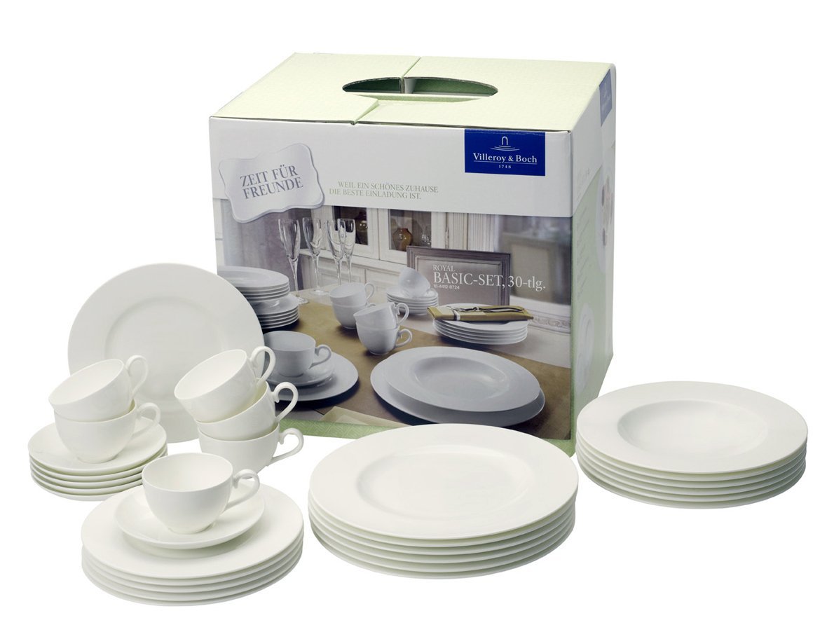 Villeroy & Boch Набор столовой посуды 30 предметов Royal | https://grandposuda.com.ua