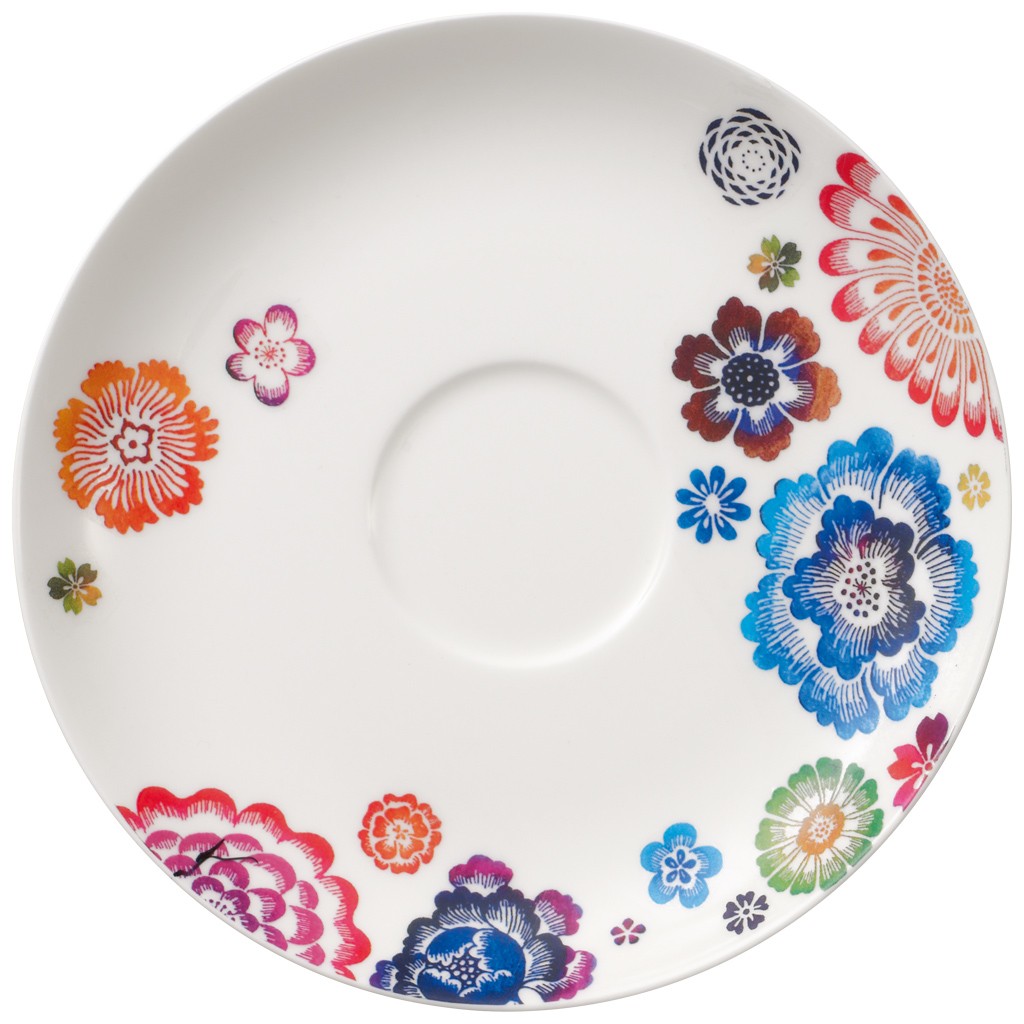 Villeroy & Boch Блюдце к чашке для чая 17 см Anmut Bloom | https://grandposuda.com.ua