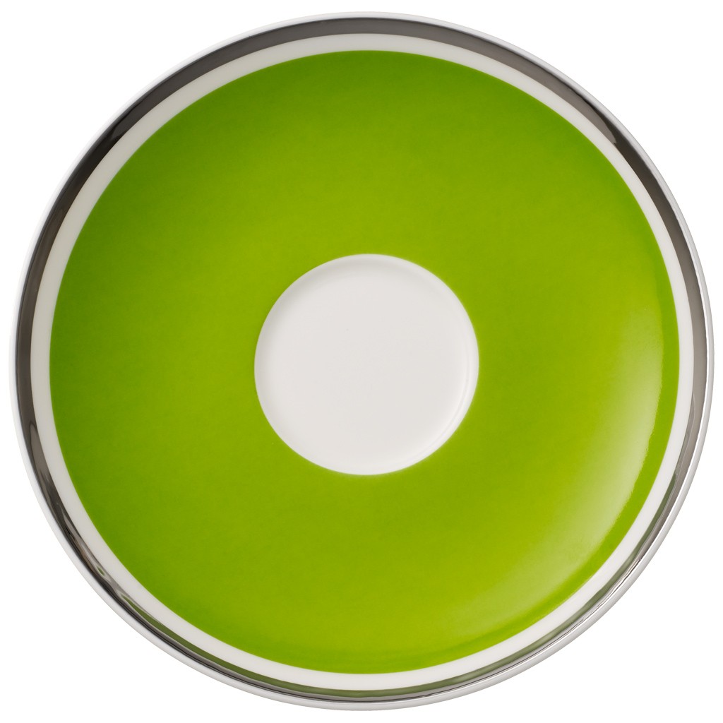 Villeroy & Boch Блюдце к чашке для кофе 15 см Anmut My Colour Forest Green | https://grandposuda.com.ua