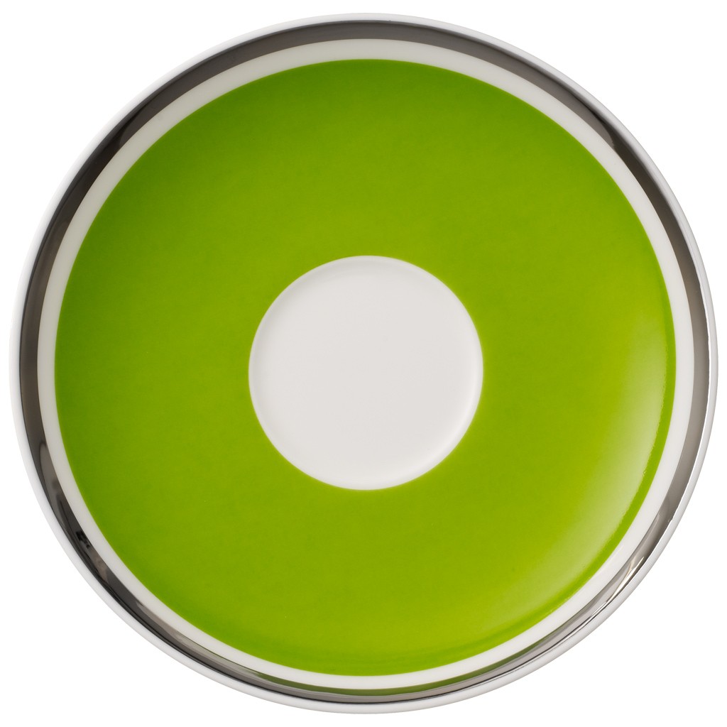 Villeroy & Boch Блюдце для чашки для кофе эспрессо / мокка 12 см Anmut My Colour Forest Green | https://grandposuda.com.ua