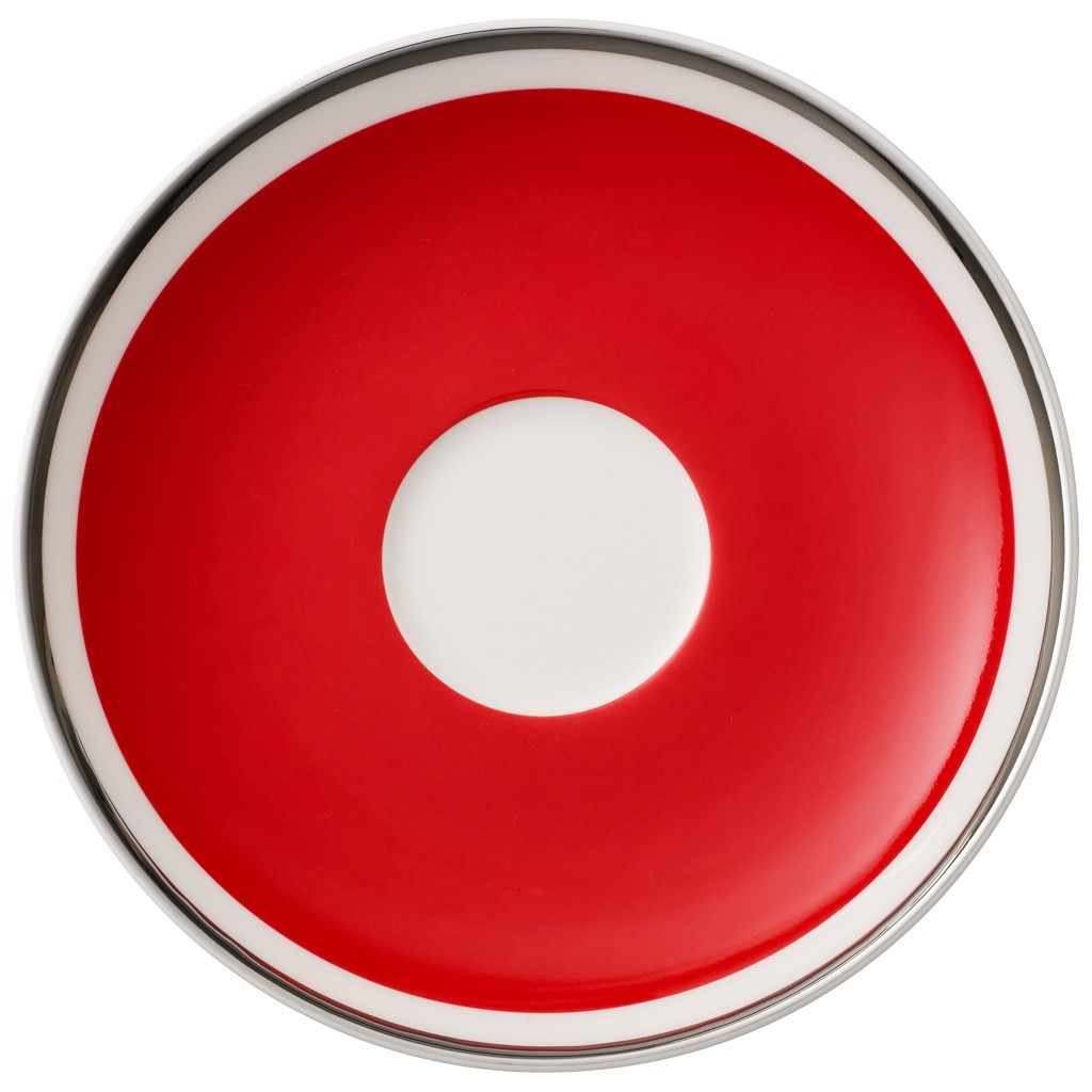 Villeroy & Boch Блюдце к чашке для кофе 15 см Anmut My Colour Red Cherry | https://grandposuda.com.ua