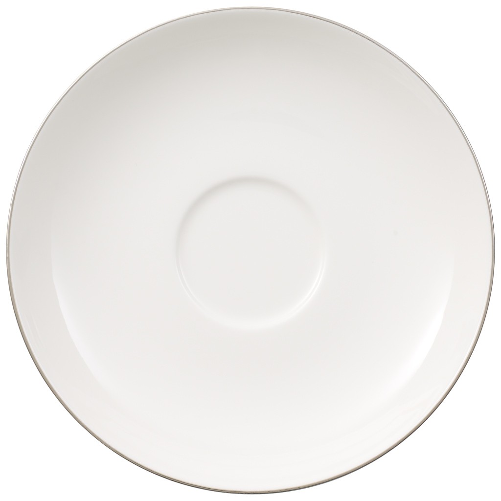 Villeroy & Boch Блюдце к чашке для чая 15 см Anmut Platinum No.1 | https://grandposuda.com.ua