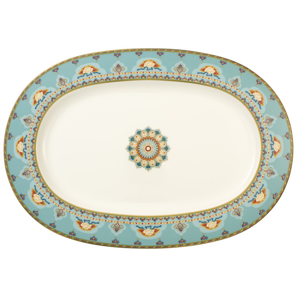 Villeroy & Boch Блюдо для сервировки 41 см Samarkand Aquamarin | https://grandposuda.com.ua