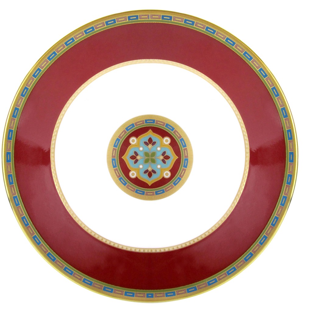 Villeroy & Boch Блюдце к чашке для эспрессо / мокко 12 см Samarkand Rubin | https://grandposuda.com.ua