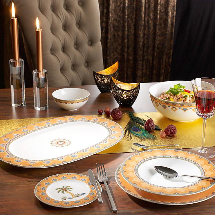 Villeroy & Boch Блюдце к чашке для эспрессо / мокко 12 см Samarkand Mandarin | https://grandposuda.com.ua
