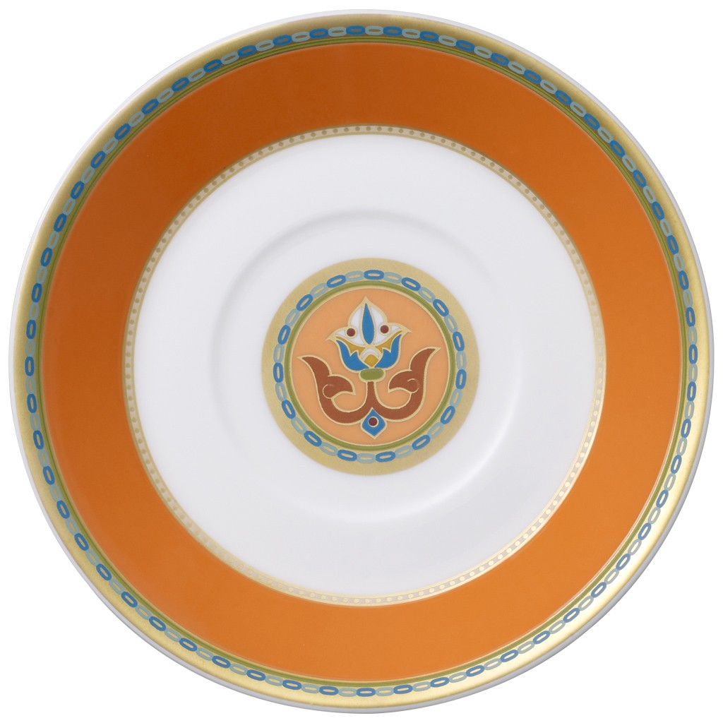 Villeroy & Boch Блюдце к чашке для эспрессо / мокко 12 см Samarkand Mandarin | https://grandposuda.com.ua