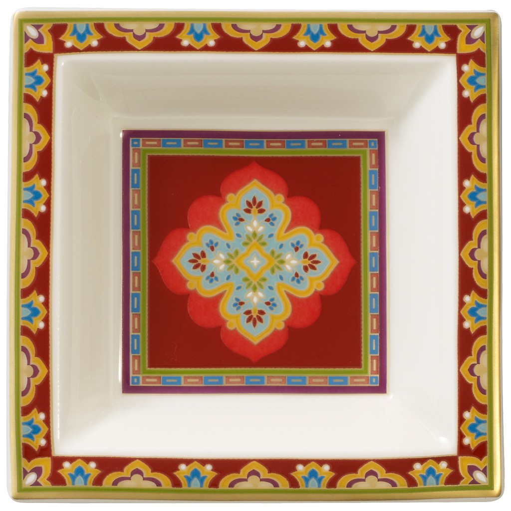 Villeroy & Boch Тарелка для десерта 10 x 10 см квадратная Samarkand Accessories | https://grandposuda.com.ua