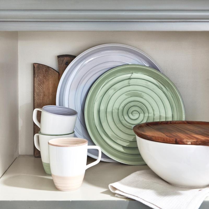 Villeroy & Boch Блюдо для пиццы 32 см Artesano Nature Bleu | https://grandposuda.com.ua