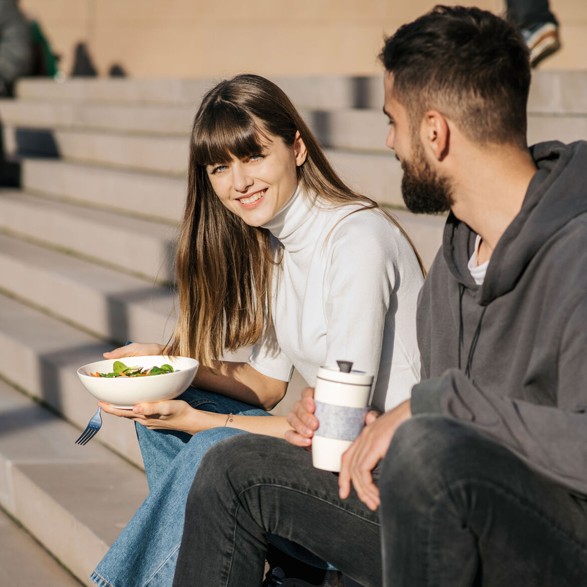 Villeroy & Boch Пиала 800 мл L White To Go | https://grandposuda.com.ua