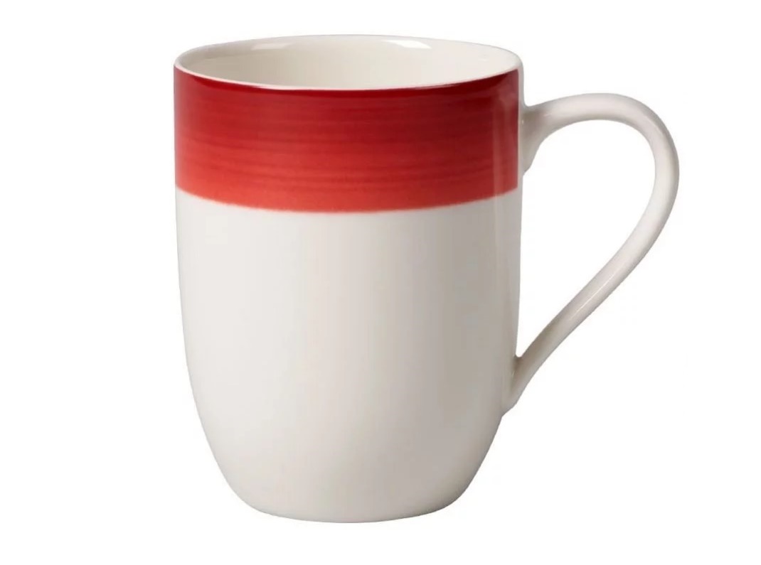 Villeroy & Boch Кружка с ручкой 340 мл Colourful Life Deep Red | https://grandposuda.com.ua