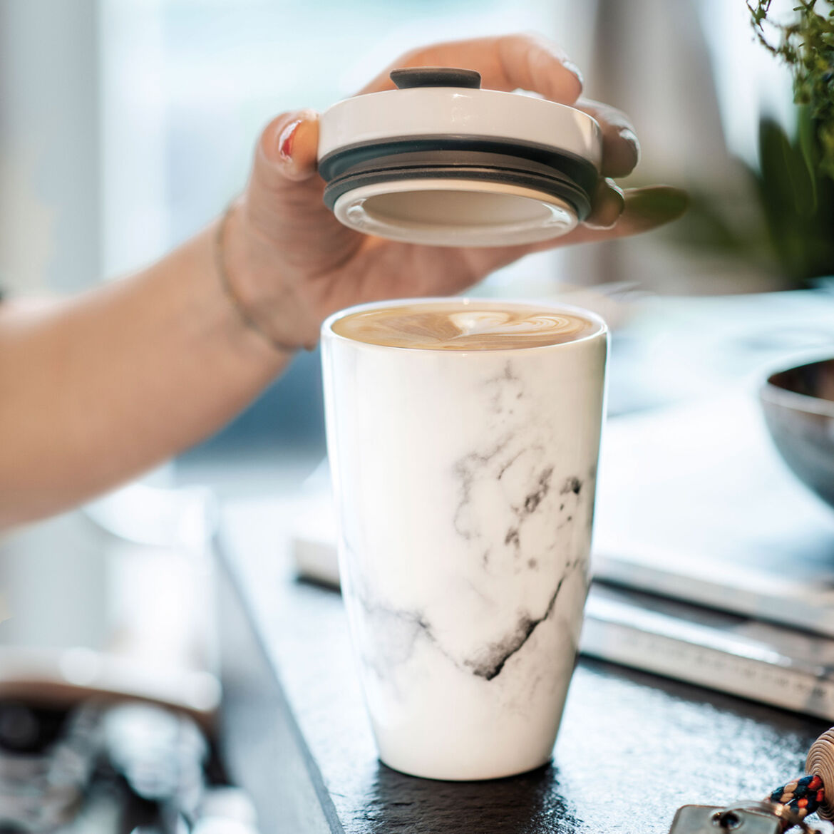 Villeroy & Boch Термокружка для кофе 350 мл M Marmory To Go | https://grandposuda.com.ua