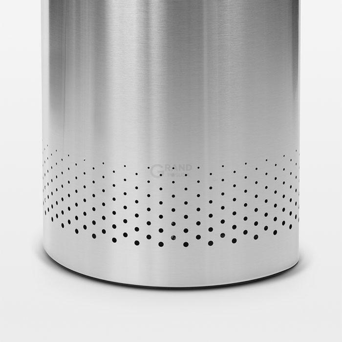 Brabantia Двухсекционный бак для белья (55 л) стальной матовый | https://grandposuda.com.ua