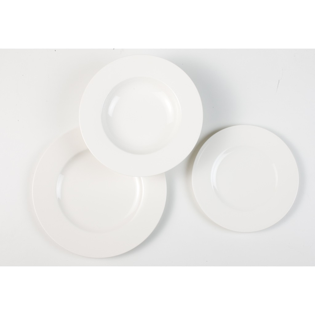 Villeroy & Boch Набір тарілок 3 предмета Twist White | https://grandposuda.com.ua