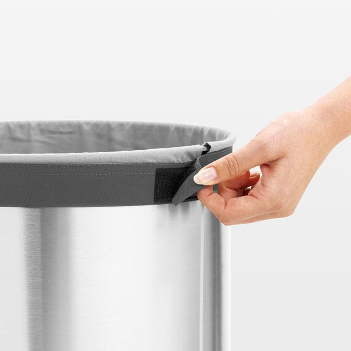 Brabantia Бак для белья (35л) матовая сталь | https://grandposuda.com.ua