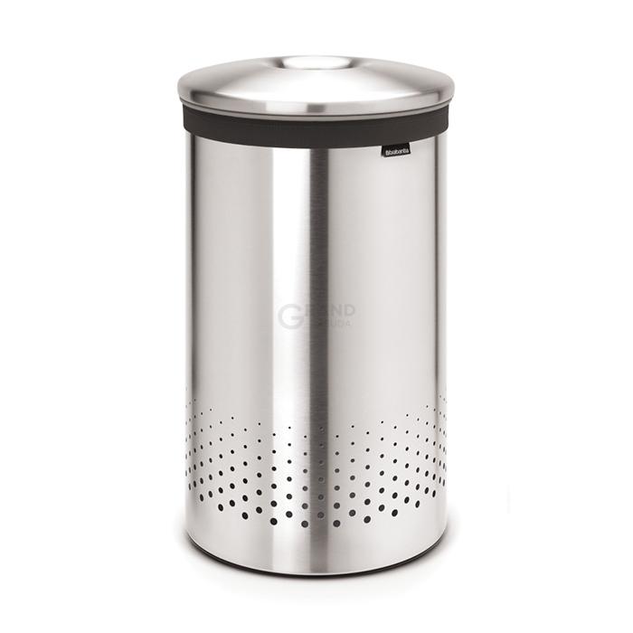 Brabantia Бак для белья (60л) стальной матовый | https://grandposuda.com.ua