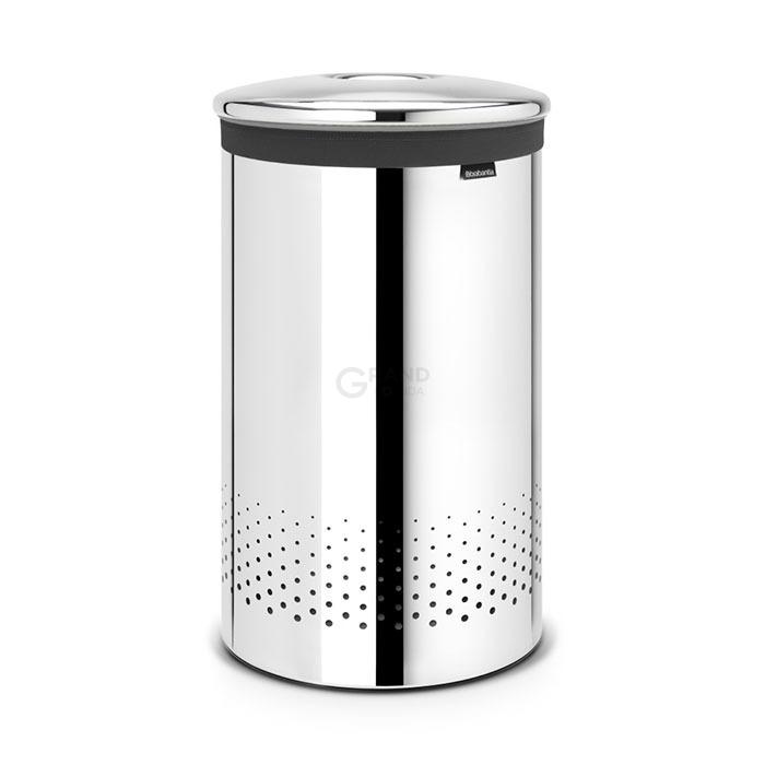 Brabantia Бак для белья (60л) стальной глянцевый | https://grandposuda.com.ua