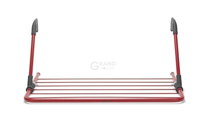 Brabantia Сушарка для білизни навісна до 4,5 м навішування червона | https://grandposuda.com.ua