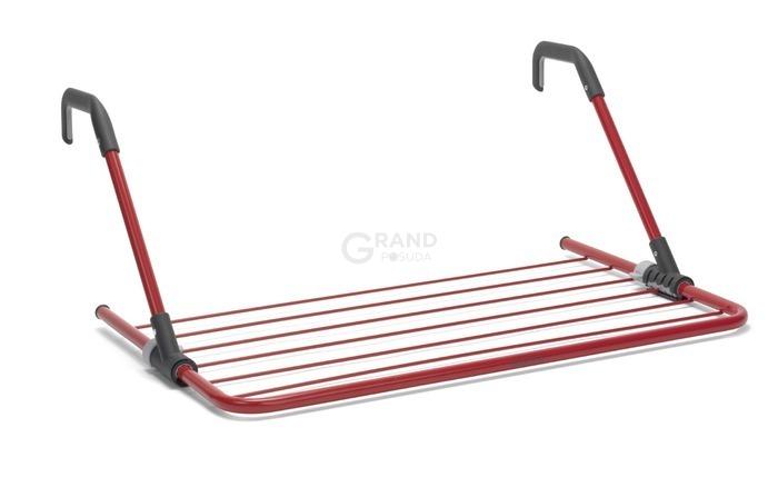 Brabantia Сушарка для білизни навісна до 4,5 м навішування червона | https://grandposuda.com.ua