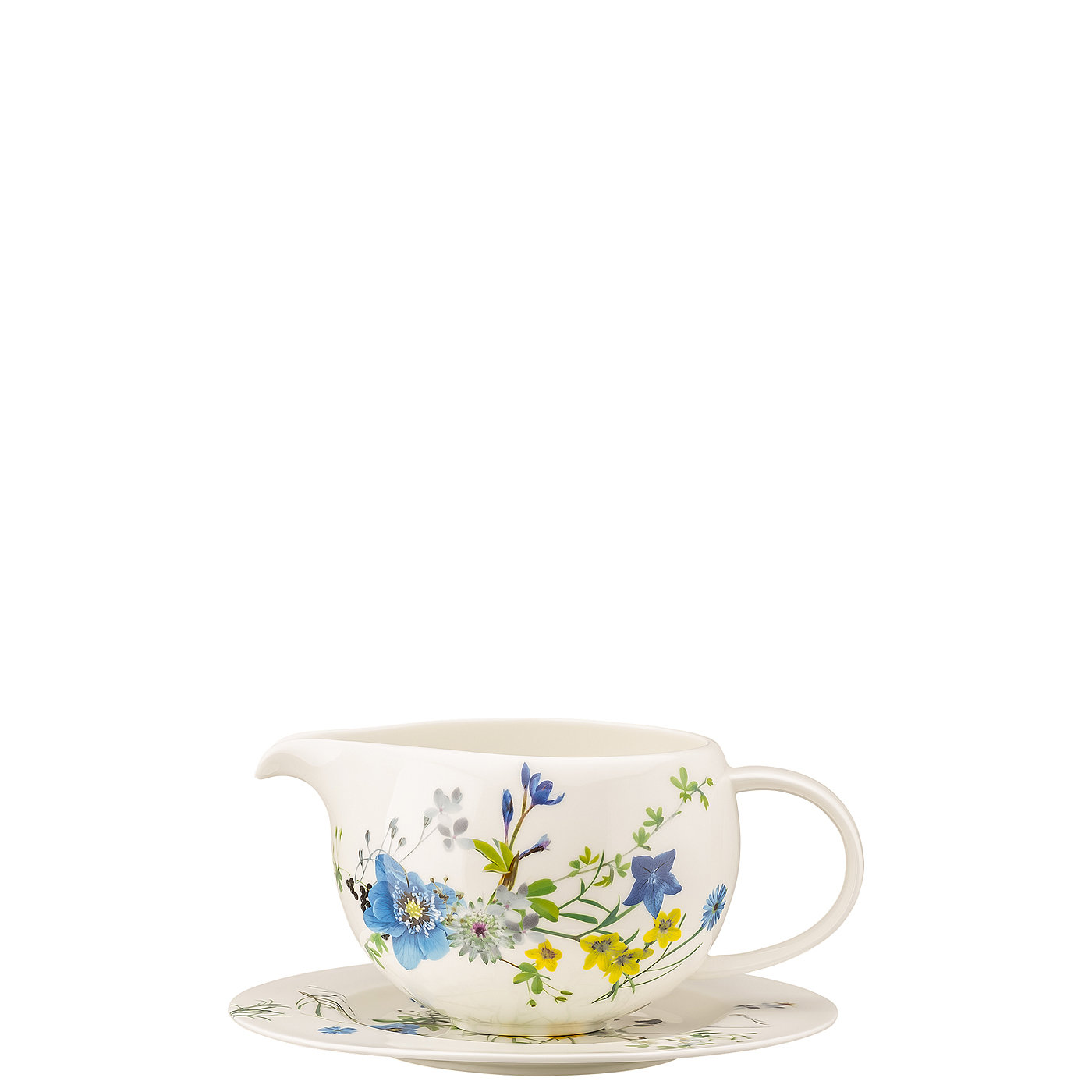 Rosenthal Соусник 0.55 л с блюдцем Fleurs des Alpes Brillance Rosenthal Соусник 0.55 л с блюдцем Fleurs des Alpes Brillance | https://grandposuda.com.ua