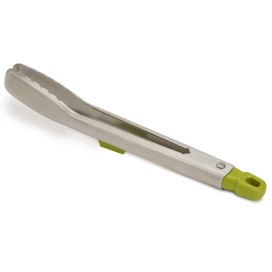 Joseph Joseph Щипцы кухонные, 3,3 х 5,2 х 30,5 см, зеленые Elevate Steel | https://grandposuda.com.ua