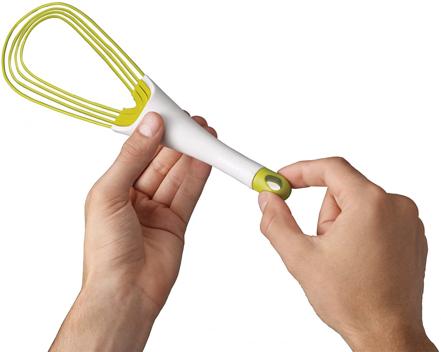 Joseph Joseph Венчик 28 см зелено-серый Twist Whisk | https://grandposuda.com.ua