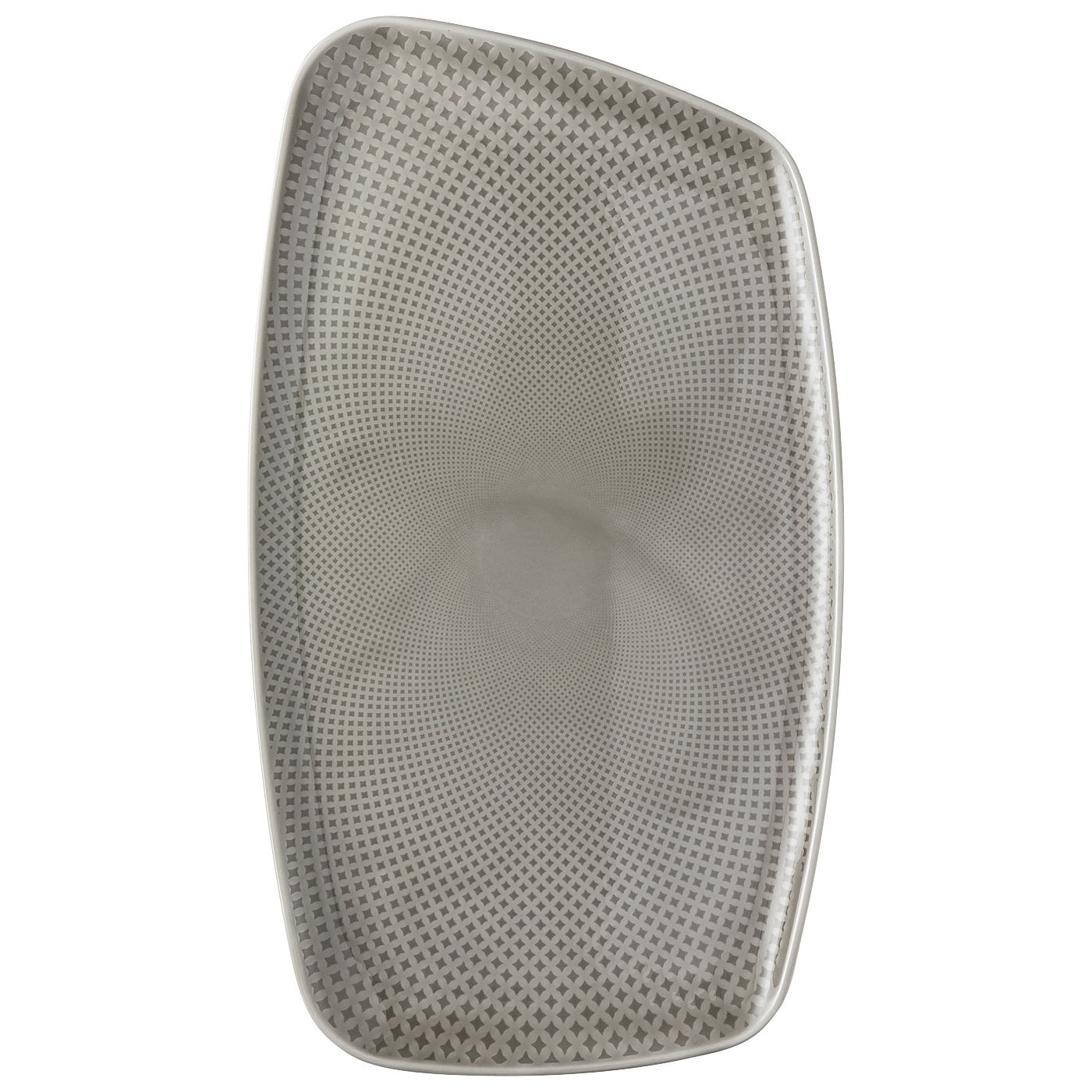 Rosenthal Блюдо прямокутне 36 x 21 см Pearl Grey Junto | https://grandposuda.com.ua