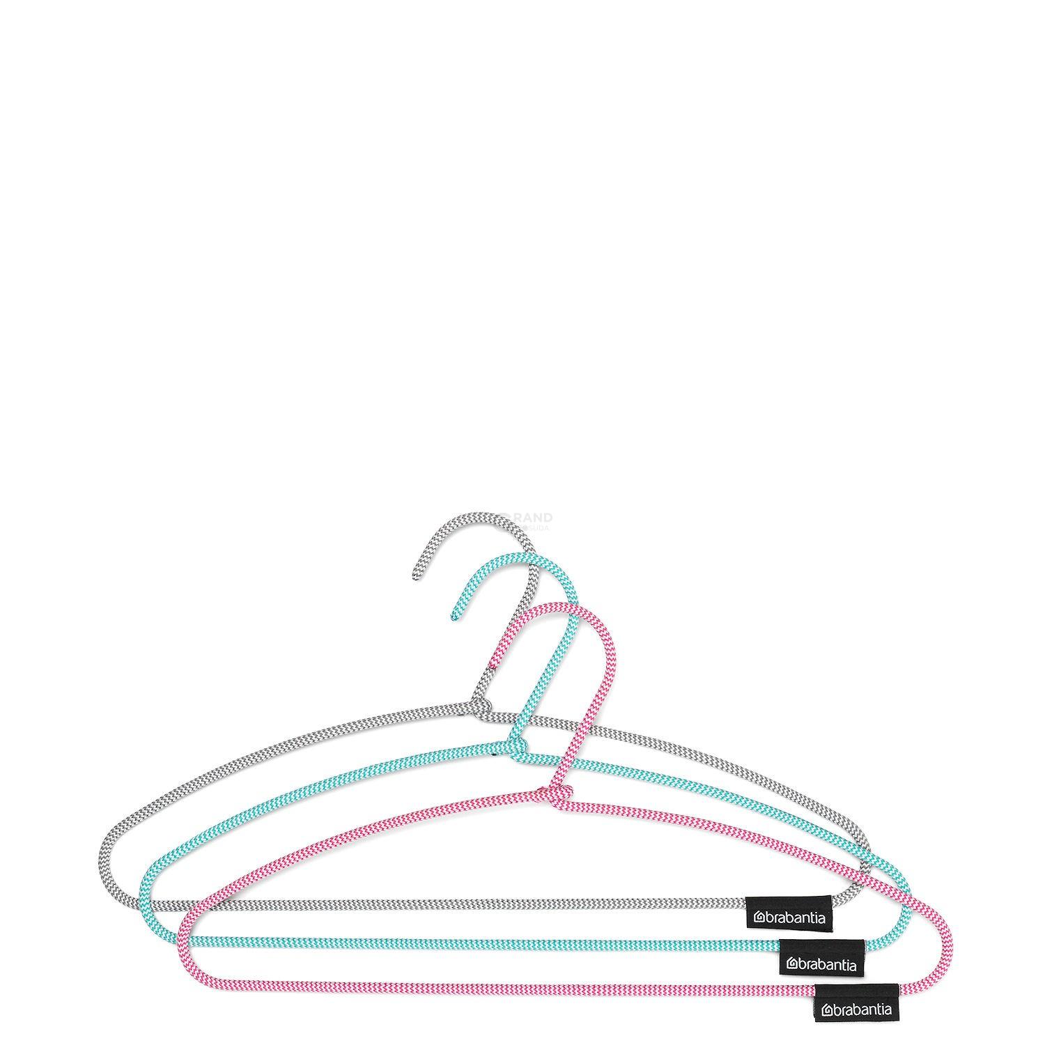 Brabantia Плечики для одежды Soft Touch, 3 предмета Tasty Colours | https://grandposuda.com.ua