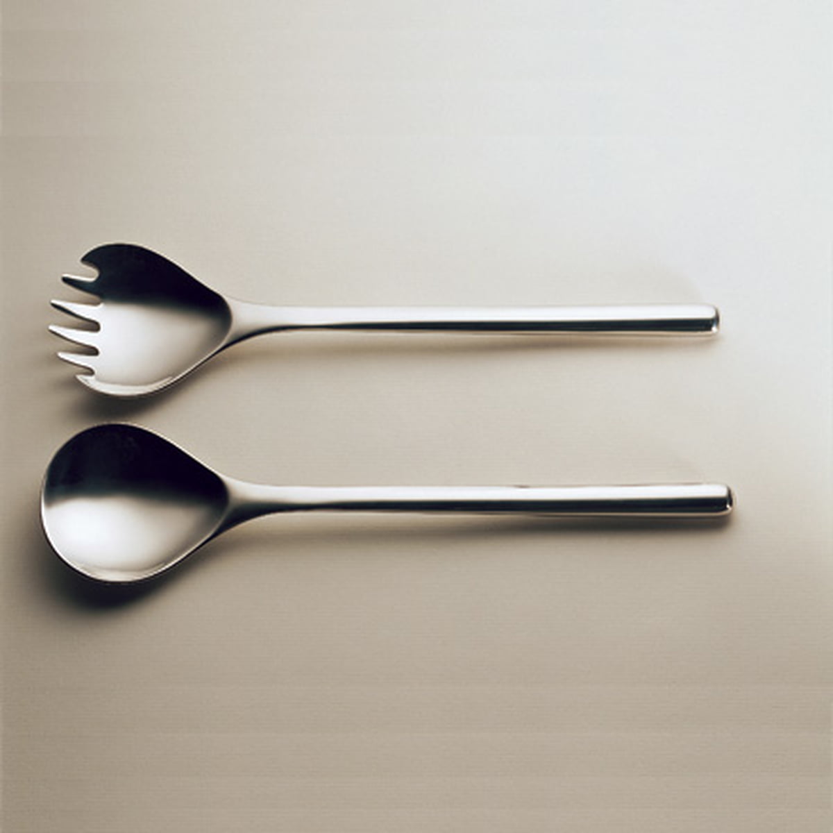 Iittala Прилади для салату 5х25,8х43,7 см сріблясті Artik | https://grandposuda.com.ua