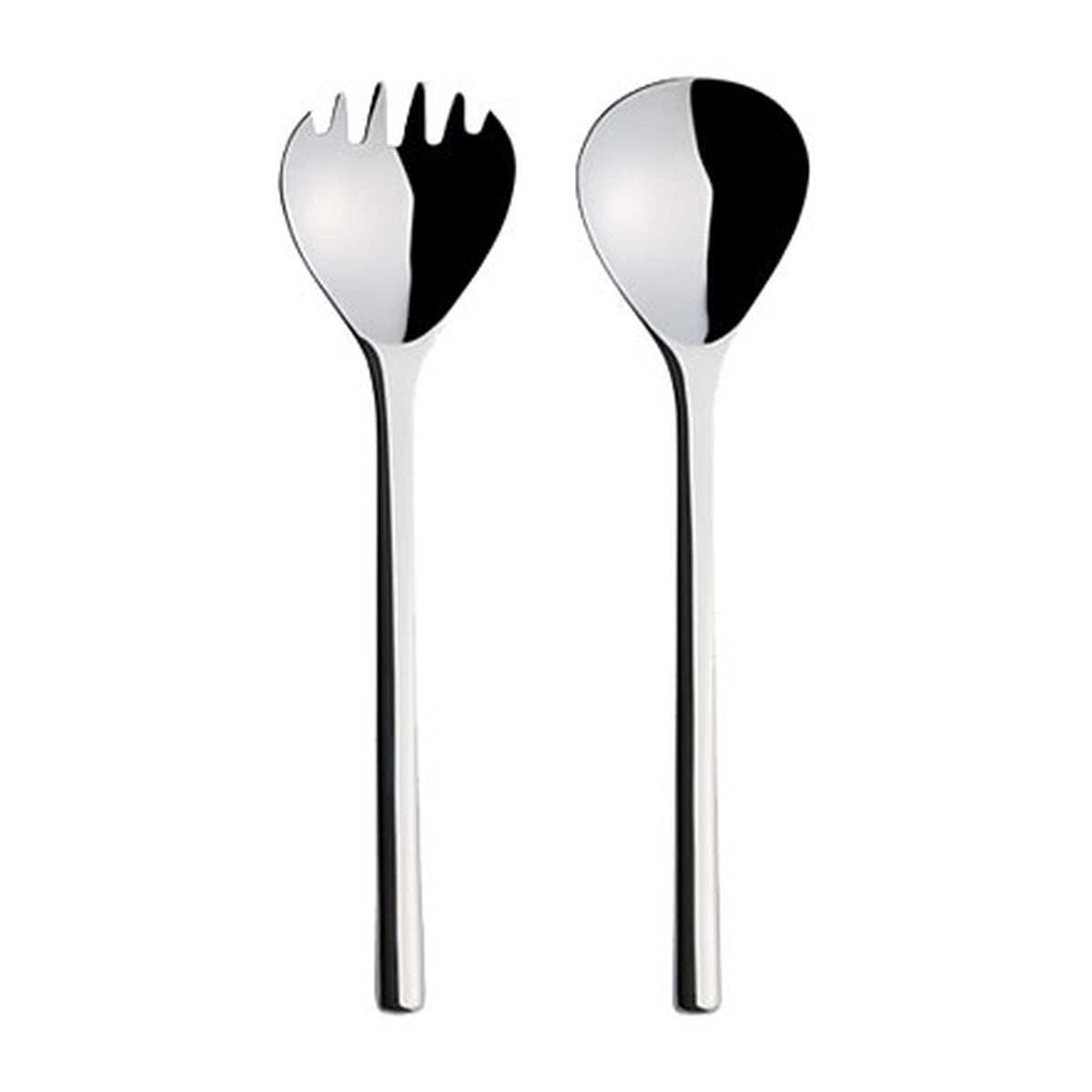 Iittala Прилади для салату 5х25,8х43,7 см сріблясті Artik | https://grandposuda.com.ua