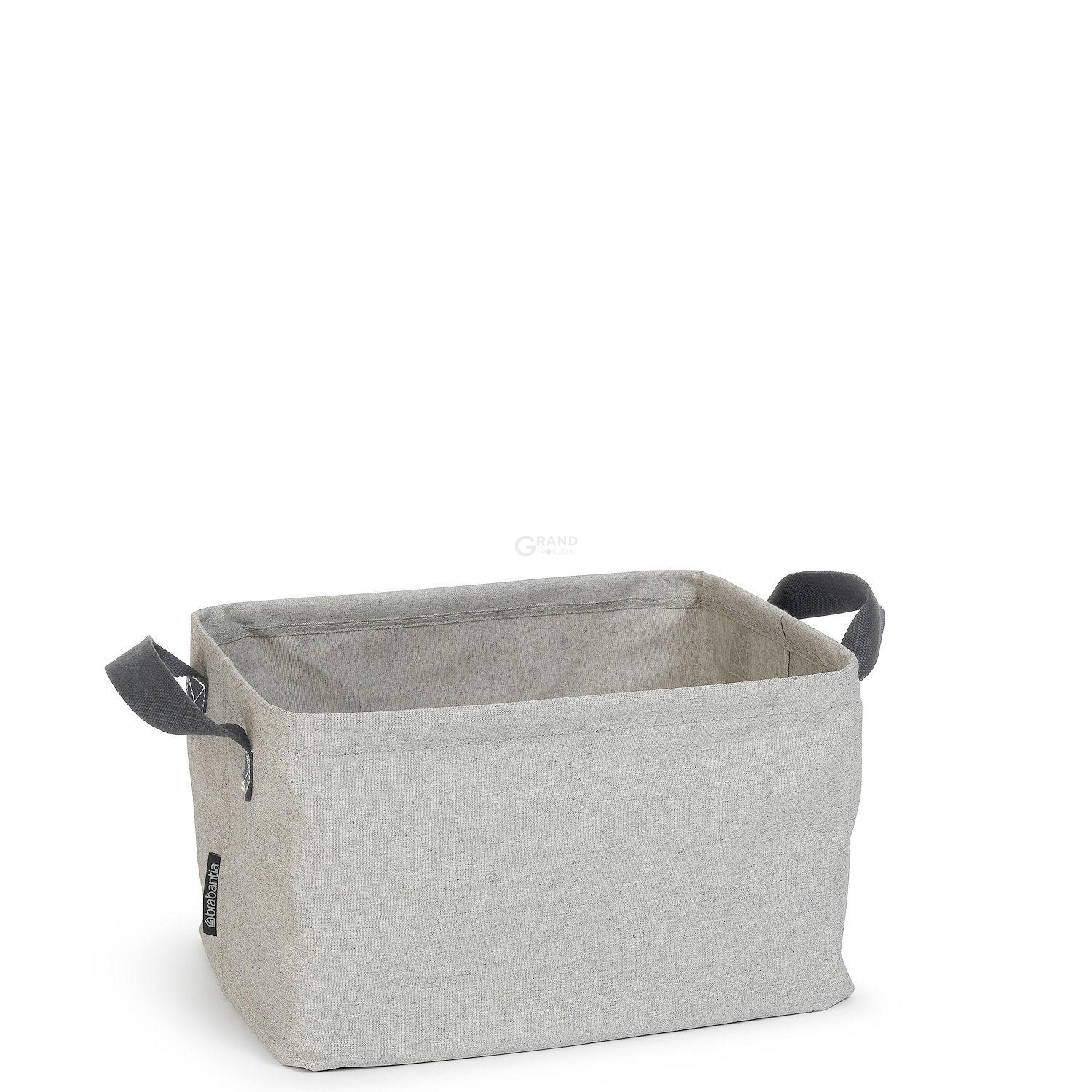 Brabantia Складна кошик для білизни 35 л сіра | https://grandposuda.com.ua