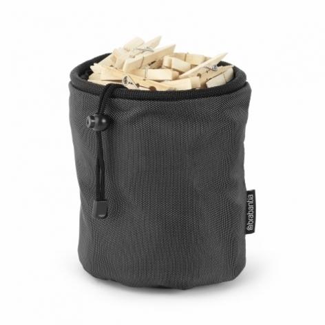 Brabantia Мешок для прищепок черный Premium | https://grandposuda.com.ua