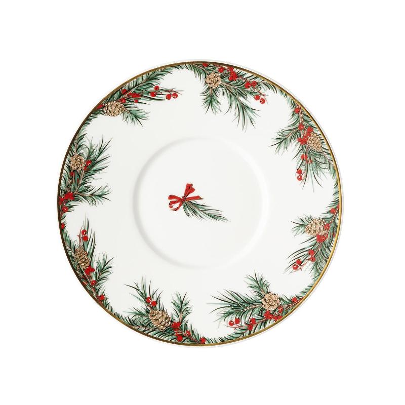 Rosenthal Блюдце к кружке с ручкой 18 см Aida Yule | https://grandposuda.com.ua
