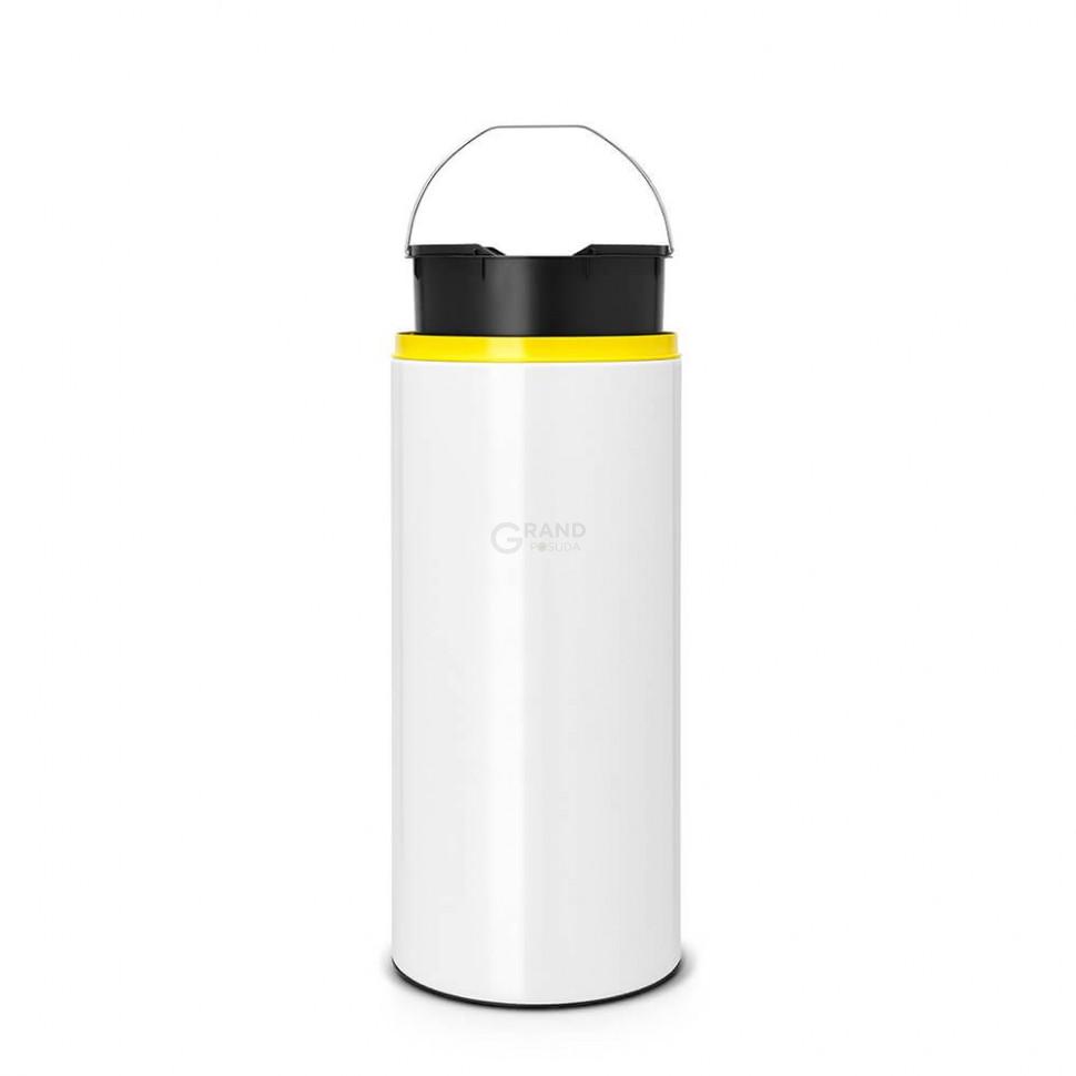 Brabantia Сміттєвий бак 30 л білий, пластикова кришка FlipBin | https://grandposuda.com.ua