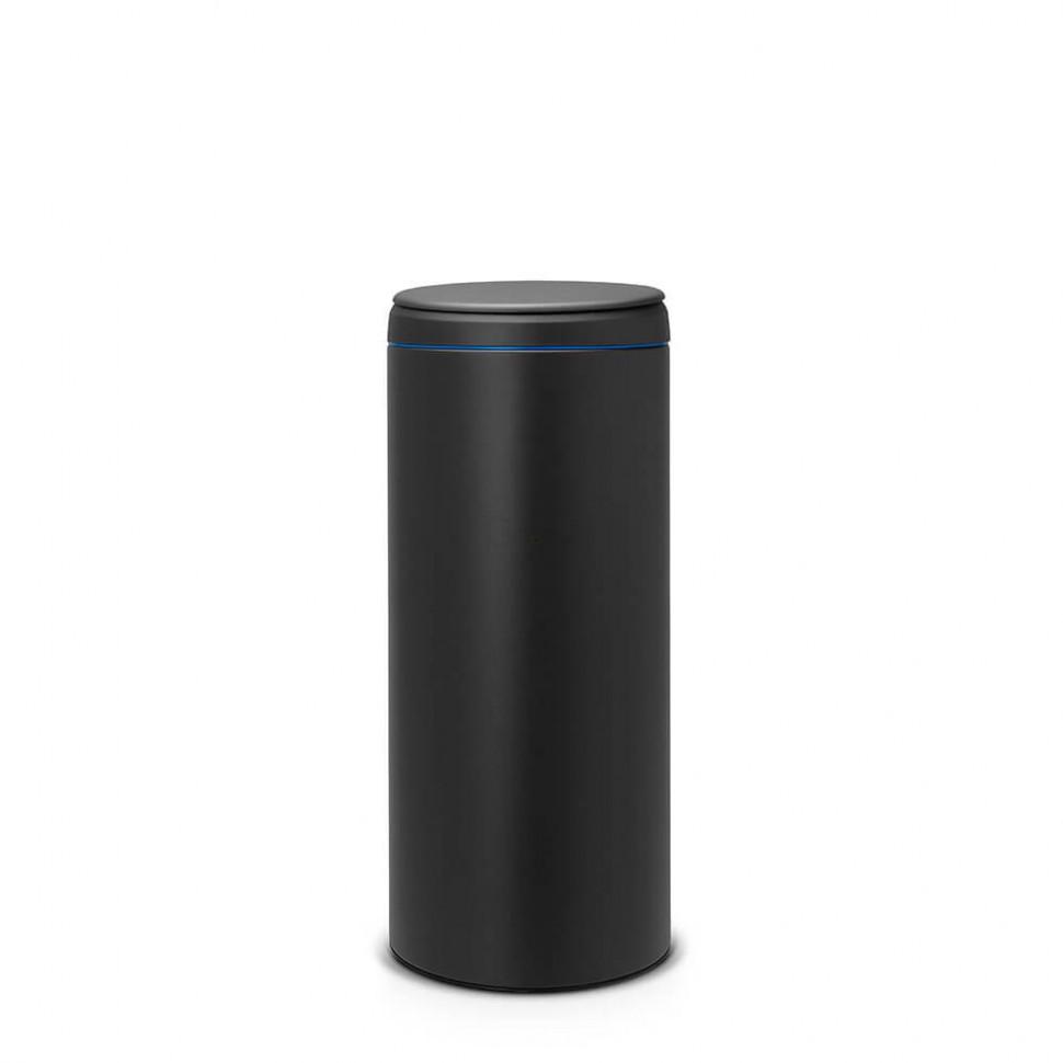 Brabantia Сміттєвий бак 30 л антрацит, темно-сіра пластикова кришка FlipBin | https://grandposuda.com.ua