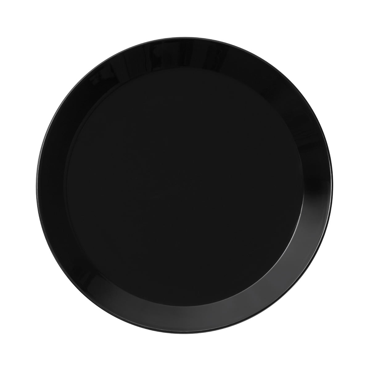 Iittala Тарілка Ø 21 см чорна Teema | https://grandposuda.com.ua