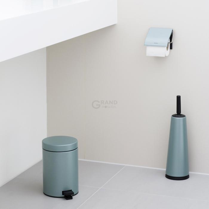 Brabantia Тримач для туалетного паперу мятний металік Classic | https://grandposuda.com.ua