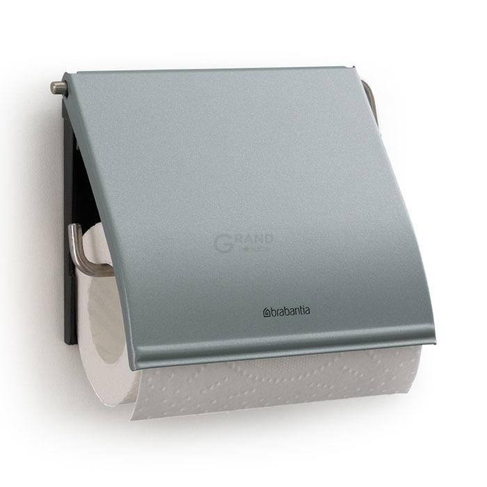 Brabantia Тримач для туалетного паперу мятний металік Classic | https://grandposuda.com.ua