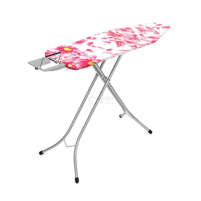 Brabantia Доска с подставкой для парового утюга 124 x 38 см (B) Pink Santini | https://grandposuda.com.ua
