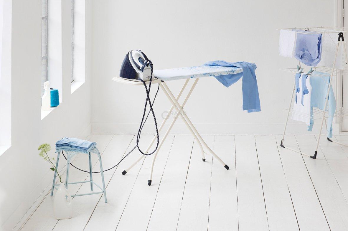 Brabantia Доска с подставкой для парового утюга 110 x 30 см (A) Cotton Flower | https://grandposuda.com.ua