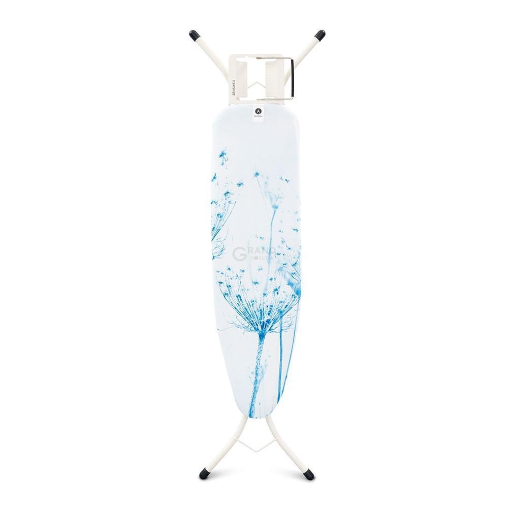 Brabantia Доска с подставкой для парового утюга 110 x 30 см (A) Cotton Flower | https://grandposuda.com.ua