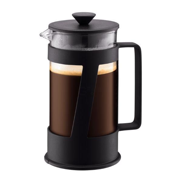 Bodum Френч-пресс черный, 1 л, Crema | https://grandposuda.com.ua