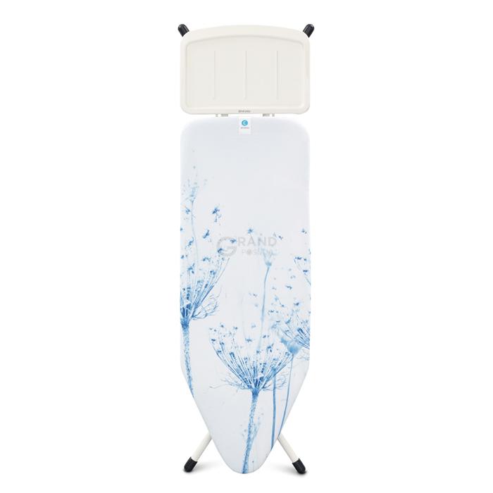 Brabantia Дошка зі стаціонарної підставкою для парової системи 124 x 45 cm (С) - 25 мм Cotton Flower | https://grandposuda.com.ua