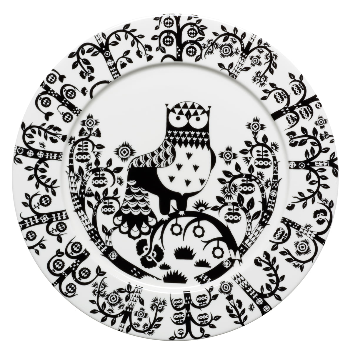 Iittala Чашка для еспрессо 100 мл чорно-біла Taika | https://grandposuda.com.ua