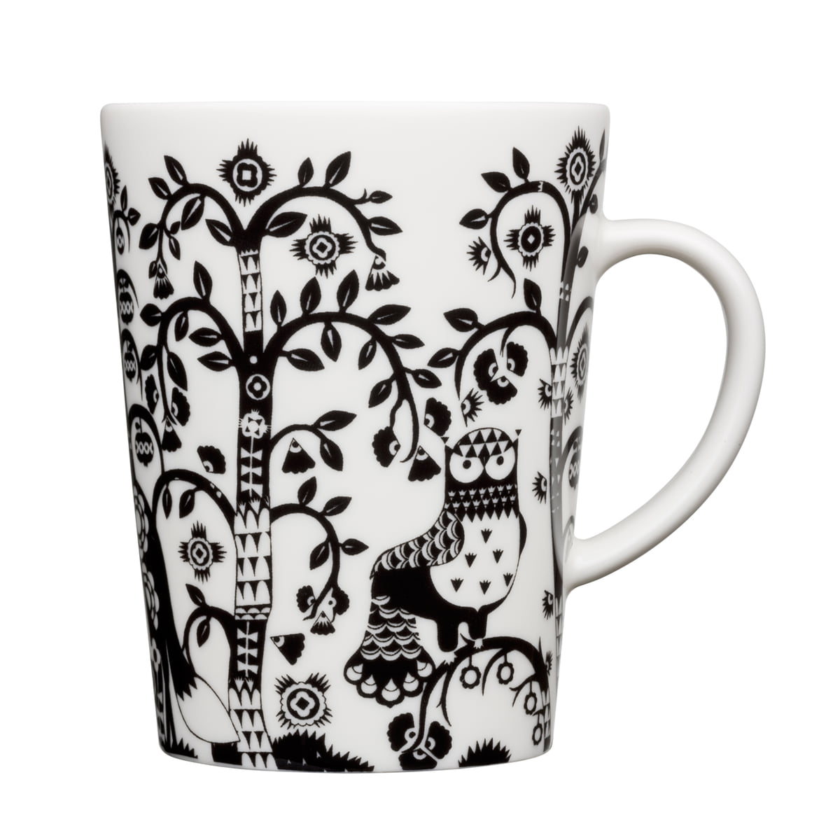 Iittala Кружка 400 мл чорно-біла Taika | https://grandposuda.com.ua