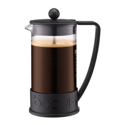 Bodum Френч-прес чорний, 1 л, Brazil | https://grandposuda.com.ua