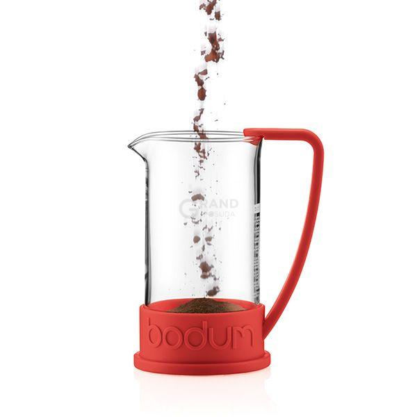 Bodum Френч-пресс красный, 1 л, Brazil | https://grandposuda.com.ua