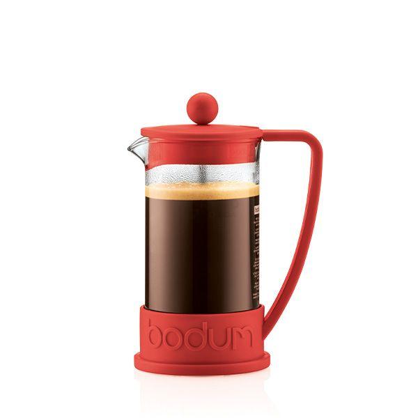 Bodum Френч-пресс красный, 1 л, Brazil | https://grandposuda.com.ua